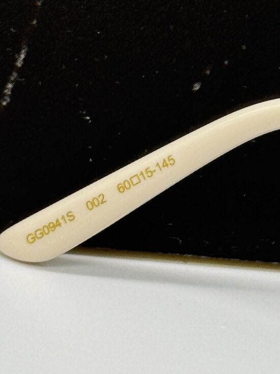 New Gucci GG0941S 002 Gold Green Pilot Frame Unisex Sunglasses main image 4